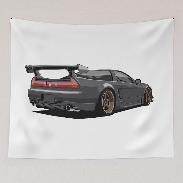 Item preview, Honda NSX JDM Sports Car – Retro Japanese Tuner Car Illustration designed and sold by wisnubayuaji.