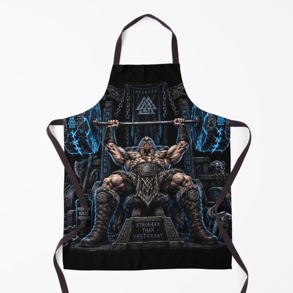 Item preview, Valhalla Gym Heavy Bench Press Viking Runes designed and sold by ValhallaHub.