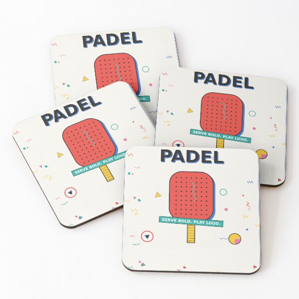 Item preview, Padel Memphis Postmodern Geometric Design designed and sold by CourtCultureHQ.