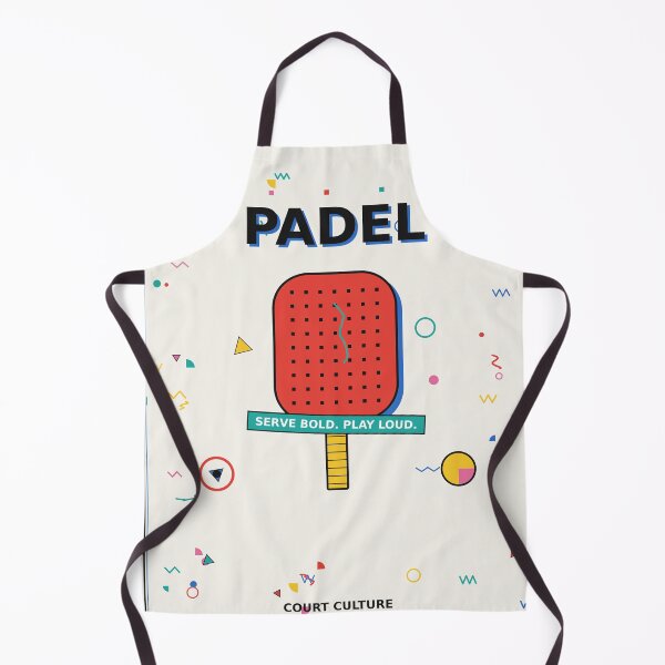 Item preview, Padel Memphis Postmodern Geometric Design designed and sold by CourtCultureHQ.