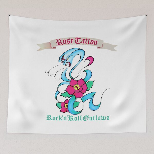 Item preview, Rose Tattoo Rock 'n' Roll Outlaw designed and sold by ananimyim.