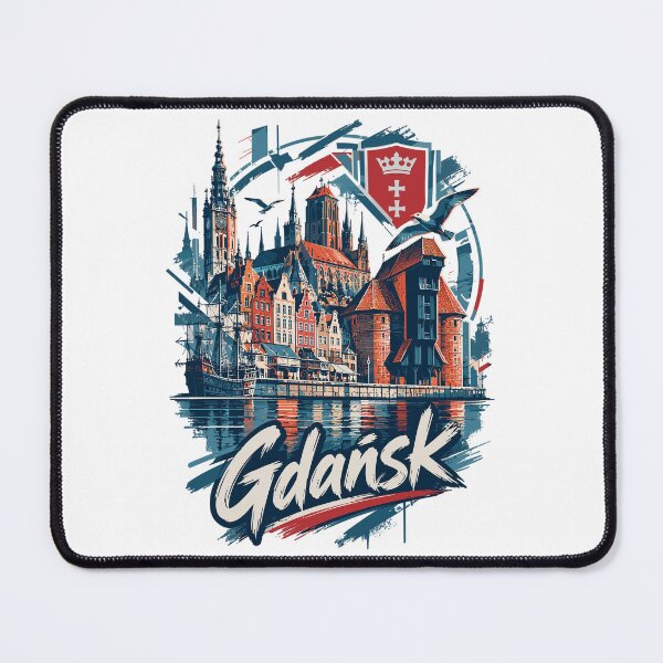 Item preview, Gdańsk Skyline – Pride & Home as a Silhouette designed and sold by Pineapple-Tree.