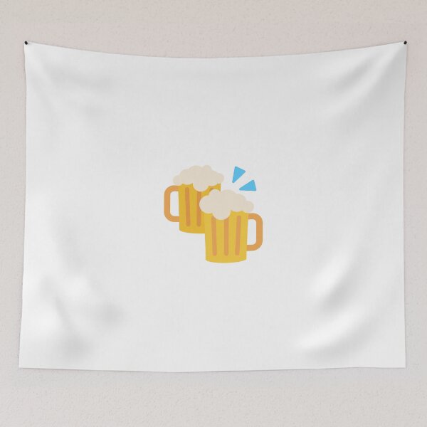 Item preview, Beer clinging emoji designed and sold by CleanOnPoint.