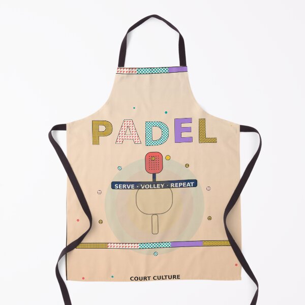 Item preview, Padel Bold Pattern Typography Poster designed and sold by CourtCultureHQ.