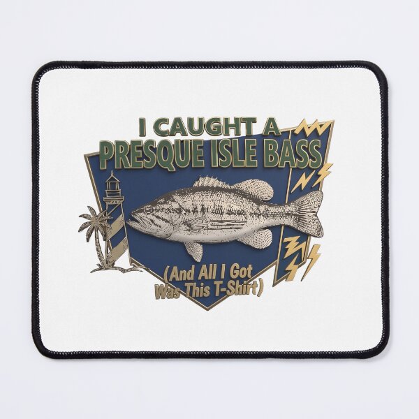 Item preview, Vintage Funny Presque Isle Bass Souvenir Graphic designed and sold by NobleCast .