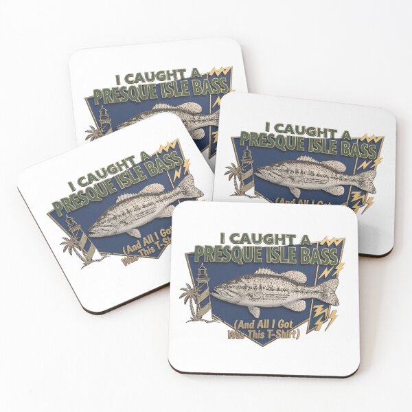 Item preview, Vintage Funny Presque Isle Bass Souvenir Graphic designed and sold by NobleCast .