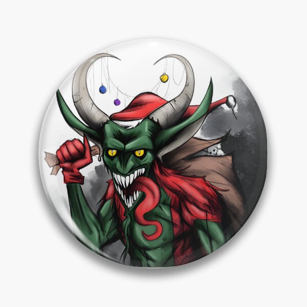 Item preview, Magnificent Krampus Illustration - Dark Holiday Mythical Creature Design designed and sold by ･༓☾ brookie - chan ☽༓･ ....