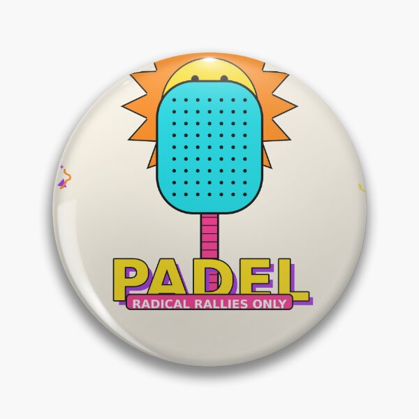 Item preview, Padel 90s Kitsch Neon Design designed and sold by CourtCultureHQ.