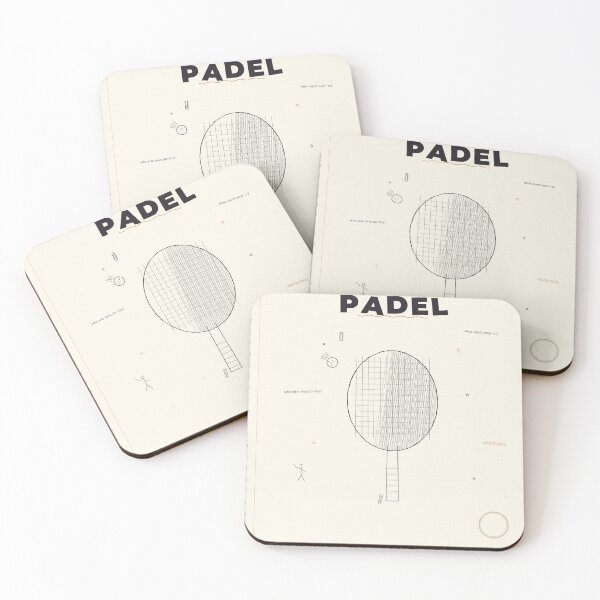 Item preview, Padel Sketchbook Doodle Design designed and sold by CourtCultureHQ.