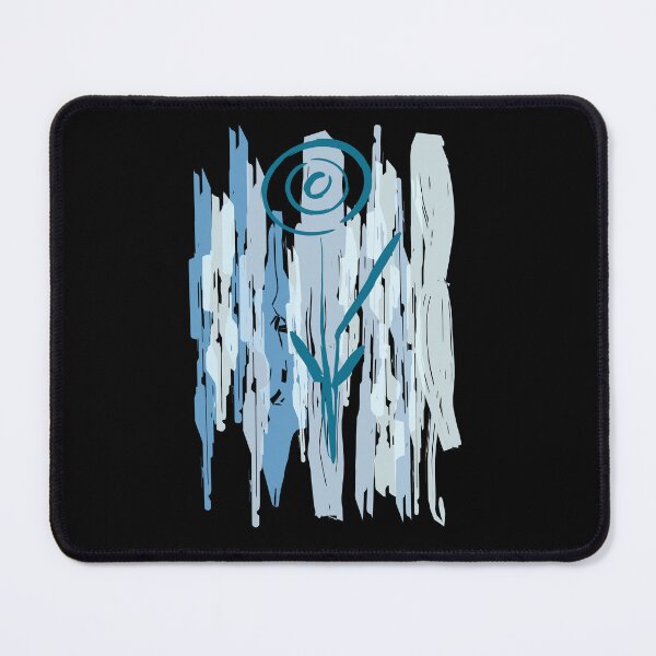 Item preview, Abstract Blue Watercolor Rose Art designed and sold by NB-Artmagic.
