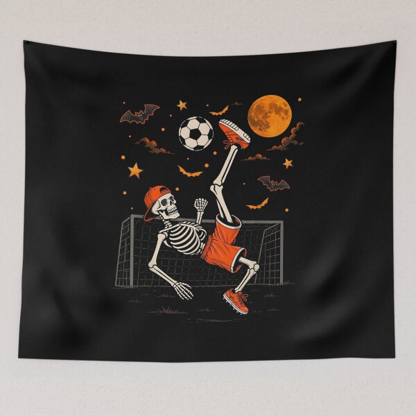 Item preview, Halloween Skeleton Soccer Player Costume Men Boys Kids  designed and sold by Taniyah Gomes.