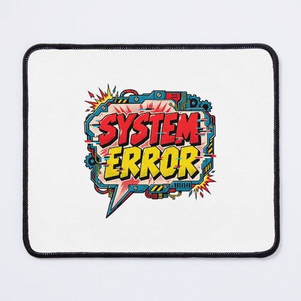 Item preview, System Error Retro Robot Comic Art designed and sold by PICARDDIGITAL.