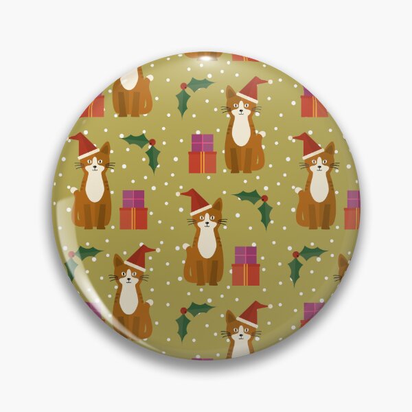 Item preview, Christmas cats on green designed and sold by reneesillus.