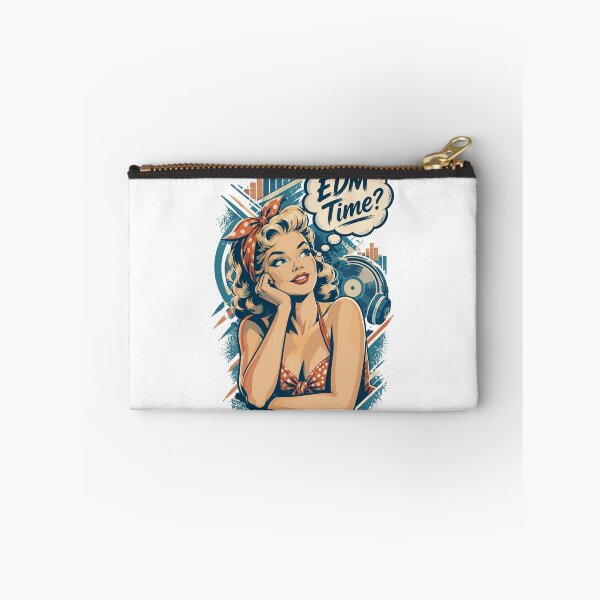 Item preview, Retro Pin-Up Girl - EDM Time Festival Design designed and sold by Pineapple-Tree.