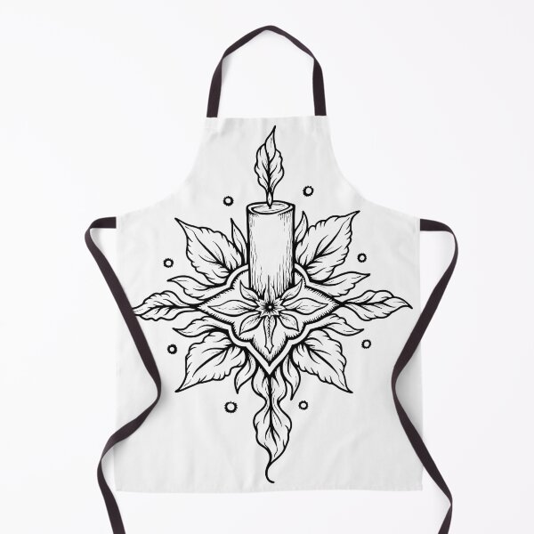 Item preview, Tribal Candle Making Medallion Tattoo Flash designed and sold by Qubivibe.