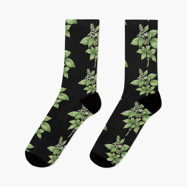 Item preview, Vintage Botanical Thai Basil Illustration Herb Art designed and sold by bvdesignart.
