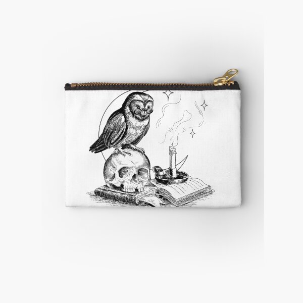 Item preview, Owl, book, skull and candle designed and sold by Rosa Laguna.