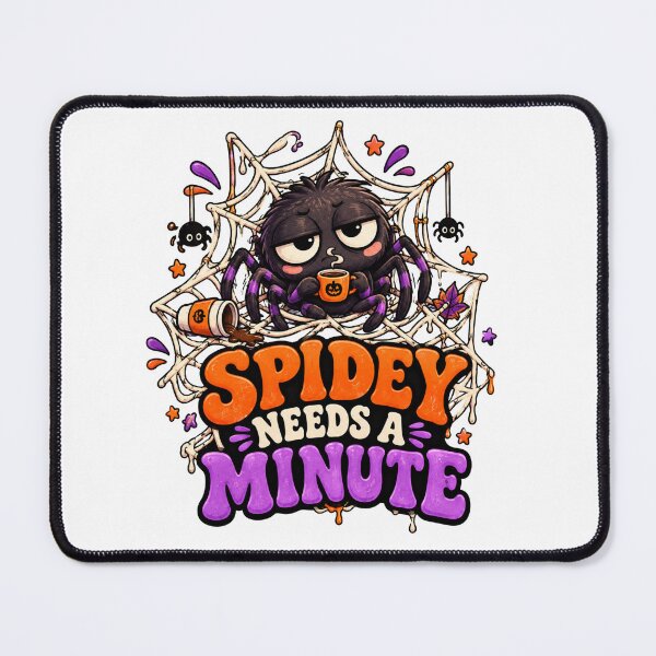 Item preview, Spidey Needs a Minute, Halloween Spider Coffee Design, Sleepy Spider Sublimation, Funny Caffeine Halloween designed and sold by Pixanova.