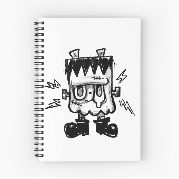 Item preview, Cute Frankenstein Monster Lightning Spark Lowbrow Sketch Illustration designed and sold by Nate Bear.