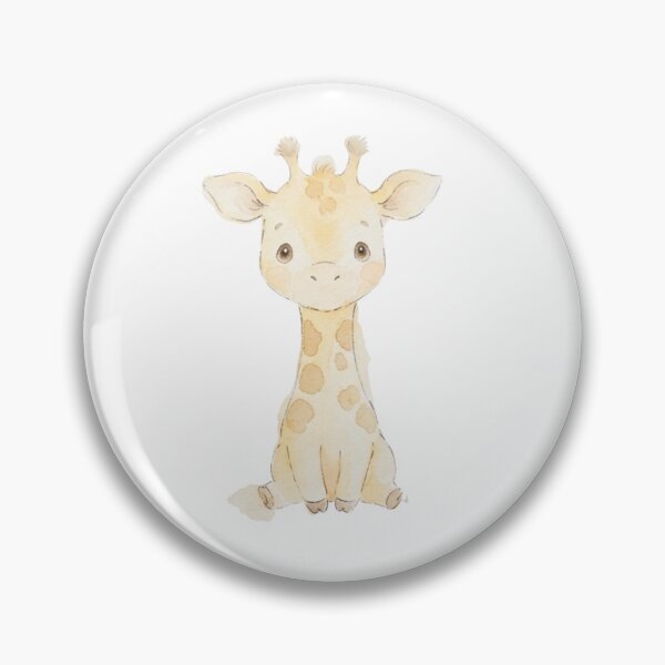 Item preview, Cute Giraffe Jungle Animal Watercolour Illustration designed and sold by made by Golightly x.
