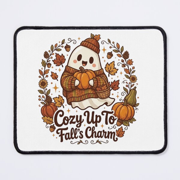 Item preview, Cozy Up To Fall's Charm Ghost designed and sold by Xarvidless.