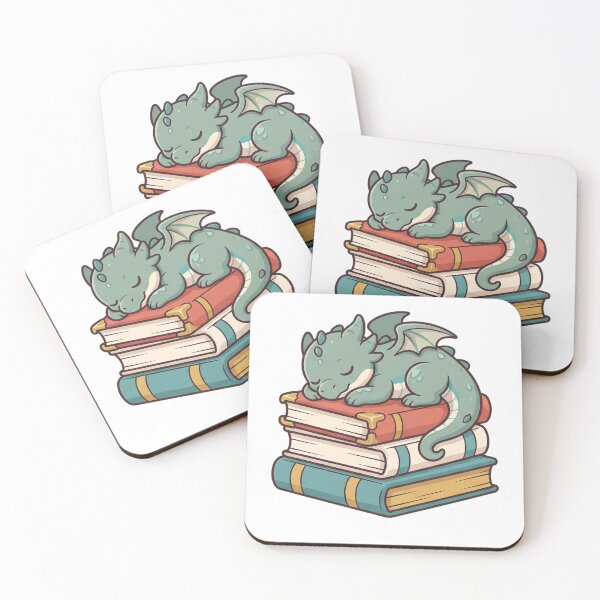 Item preview, Sleepy Dragon on a Book Hoard designed and sold by Rariks.