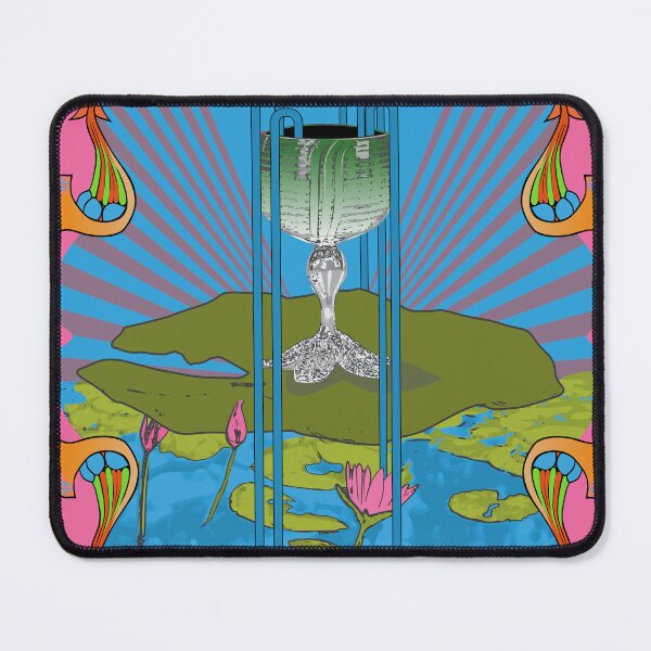 Item preview, Ace of Cups Nouveau-delic Tarot Card designed and sold by ZodiacLane.