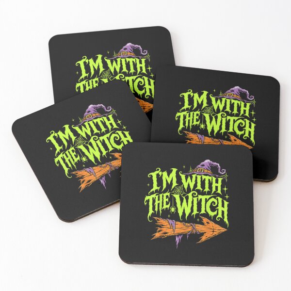 Item preview, I'm with The Witch Funny Halloween Costume Matching Couples  designed and sold by Taniyah Gomes.