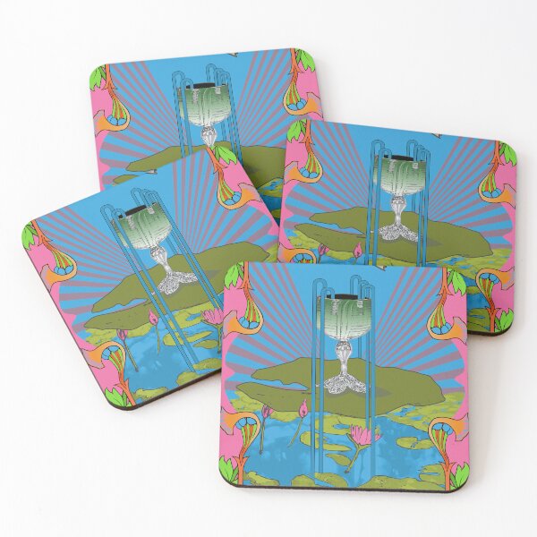 Item preview, Ace of Cups Nouveau-delic Tarot Card designed and sold by ZodiacLane.