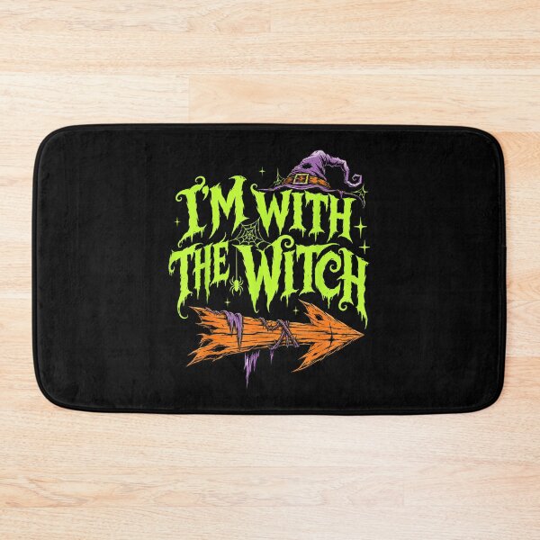 Item preview, I'm with The Witch Funny Halloween Costume Matching Couples  designed and sold by Taniyah Gomes.
