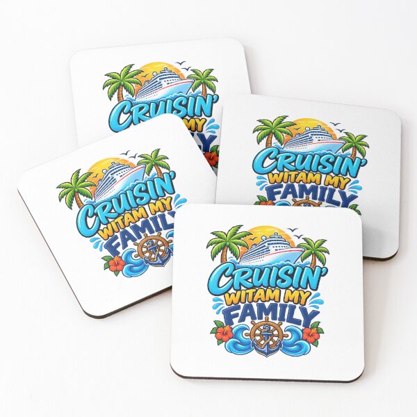 Item preview, Cruisin' With My Family – Family Cruise Vacation designed and sold by MalickaArt.