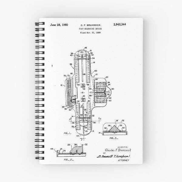 Item preview, Brannock Device patent application designed and sold by Ex-Supermodel.