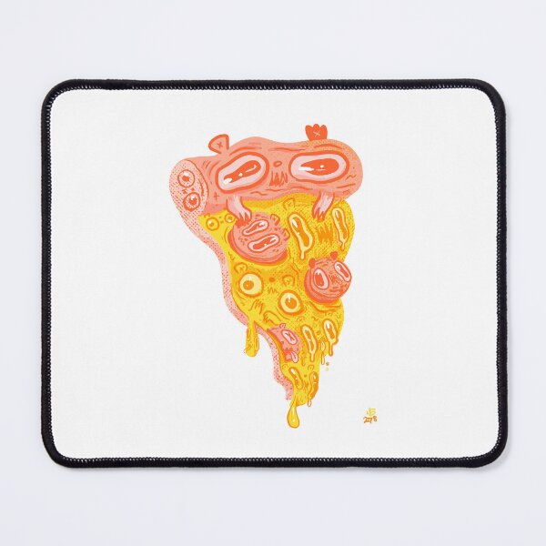Item preview, Trippy Monster Pizza Slice Lowbrow Surreal Graphic Illustration designed and sold by Nate Bear.