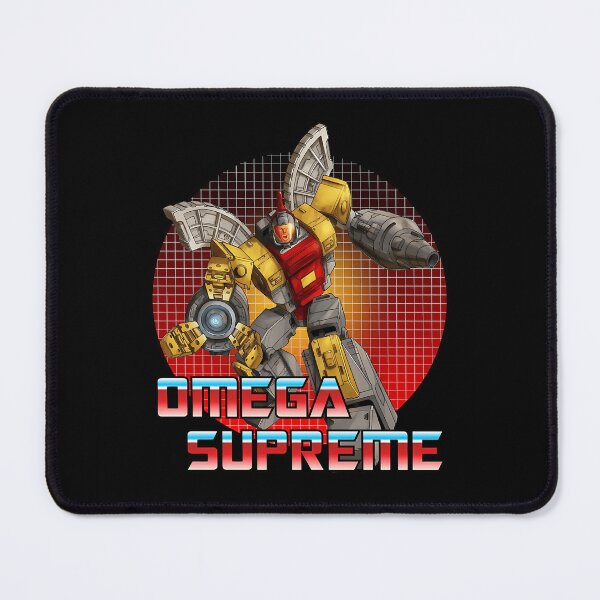 Item preview, Massive Yellow And Red Titan Defense Robot Standing In Grid Circle Frame designed and sold by BrendaMain.