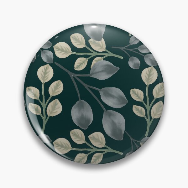 Item preview, Botanical Foliage Deep Emerald Teal Seamless Pattern Art designed and sold by ​Jyoti Digital Artist.