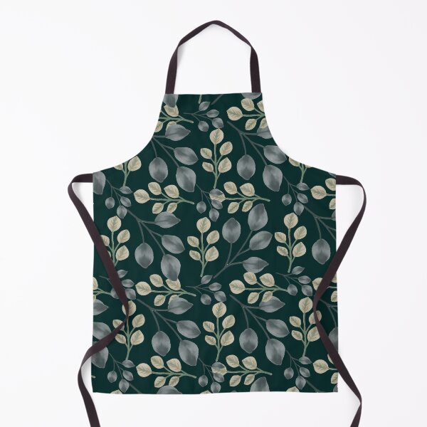 Item preview, Botanical Foliage Deep Emerald Teal Seamless Pattern Art designed and sold by ​Jyoti Digital Artist.