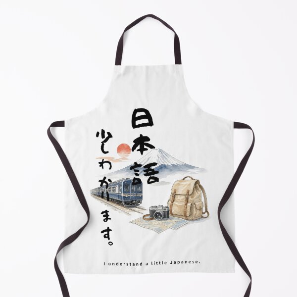Item preview, Nihongo Sukoshi Wakarimasu - I Understand a Little Japanese | Japan Train Trip | Japanese Design designed and sold by JapanMemoir.