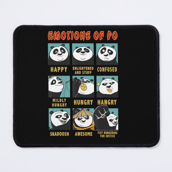 Item preview, Kung Fu Bear Emotions Of Po Portrait Grid Essential designed and sold by NOELMEDINA.