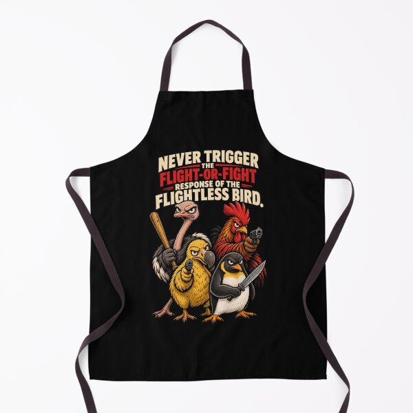 Item preview, Flightless Bird Flight Or Fight Response Funny Dark Humor Graphic designed and sold by Whirx.