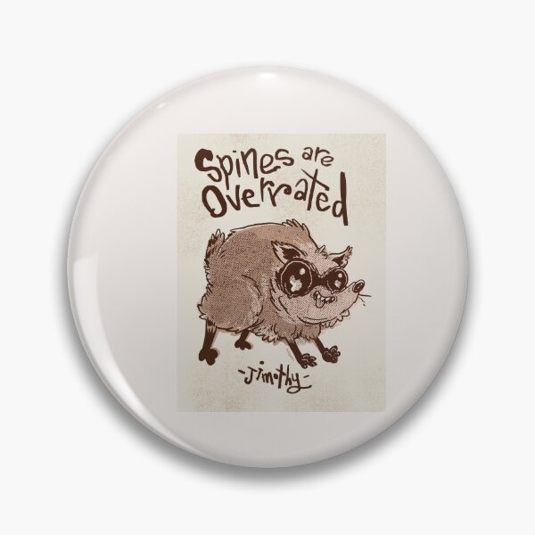 Item preview, Spines Are Overrated Funny Goblin Jimothy Vintage Halftone Illustration designed and sold by Nate Bear.