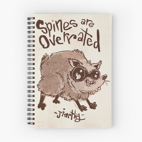 Item preview, Spines Are Overrated Funny Goblin Jimothy Vintage Halftone Illustration designed and sold by Nate Bear.