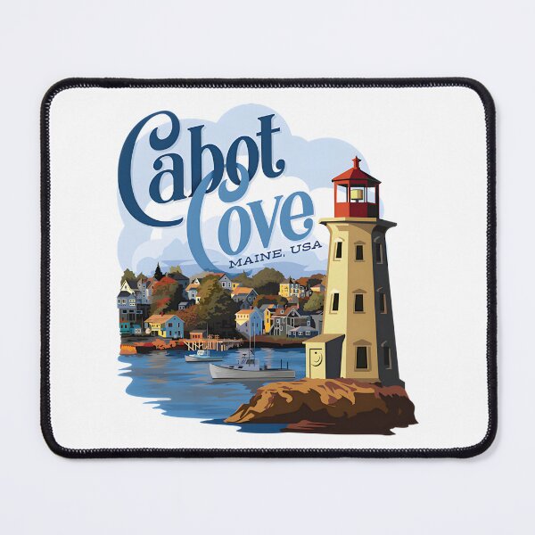 Item preview, Cabot Cove Scenic Coastal Landscape Artwork for Nature Lovers and Travel Enthusiasts designed and sold by Toms-Tees-.
