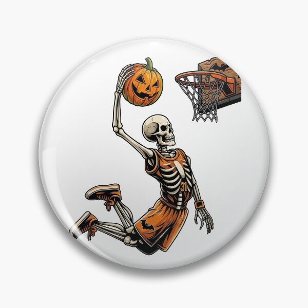 Item preview, Skeleton Basketball Dunking Pumpkin designed and sold by AdolfoGonzales.