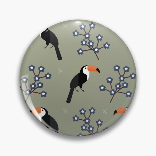 Item preview, Toucans on green designed and sold by reneesillus.