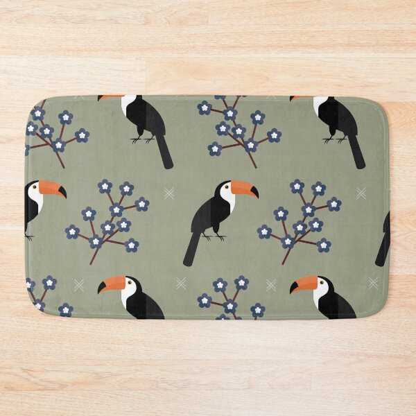Item preview, Toucans on green designed and sold by reneesillus.