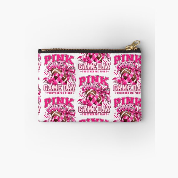 Item preview, Pink Out Game Day Breast Cancer Football Women Moms Girls designed and sold by SEINENGAPPI12.