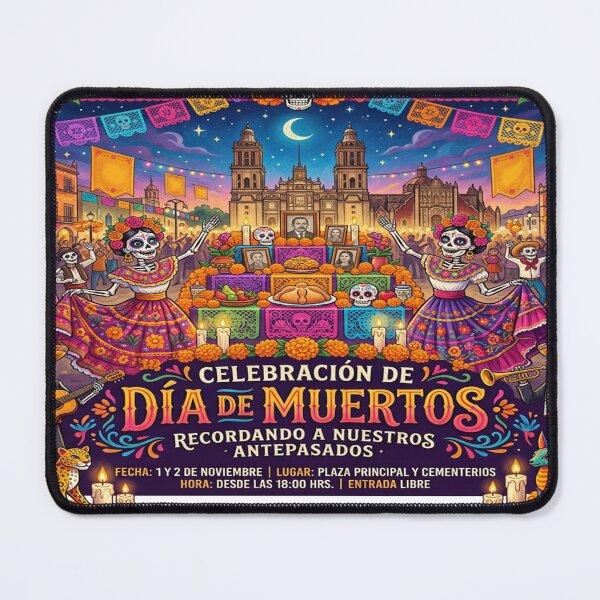 Item preview, Vibrant Dia de Muertos Celebration Poster designed and sold by Solomon-Ent-144.