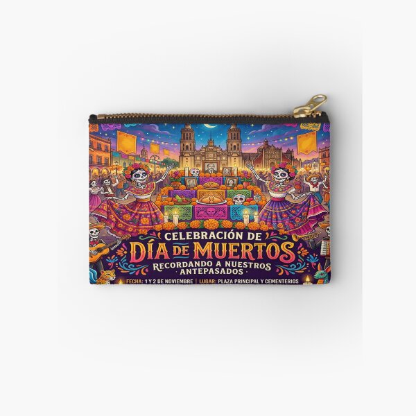 Item preview, Vibrant Dia de Muertos Celebration Poster designed and sold by Solomon-Ent-144.