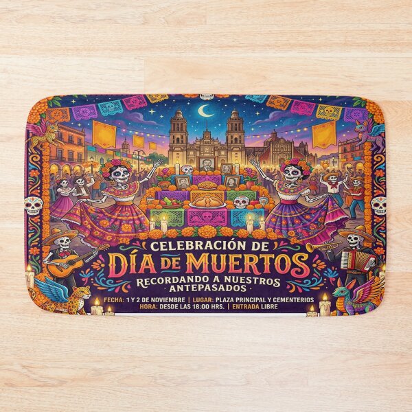 Item preview, Vibrant Dia de Muertos Celebration Poster designed and sold by Solomon-Ent-144.