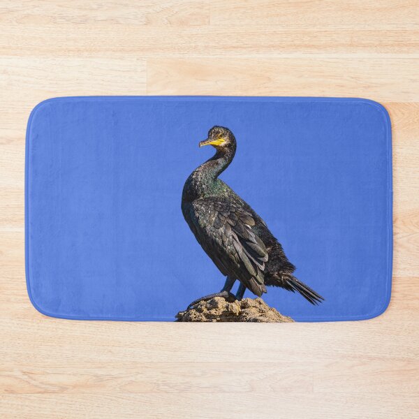 Item preview, Great Cormorant on a Rock by the Turquoise Sea designed and sold by Medve Photography & Design.